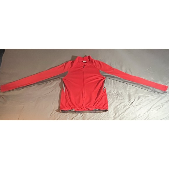 Nike Sphere Dry Waffle Cycling Red & Grey Jersey Men's Size Large - Picture 1 of 16